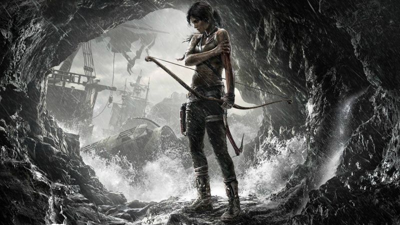 černobílý, Lara Croft, Tomb Raider, tma, mytologie, loď duchů černobílý, Lara Croft, Tomb Raider, tma, mytologie, loď duchů