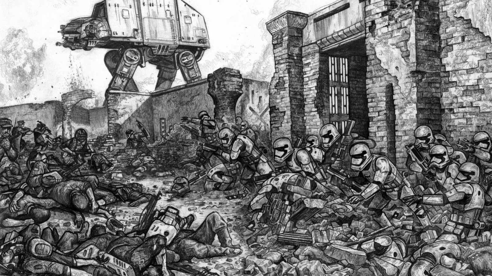 lidé, Hvězdné války, válka, voják, stormtrooper, Star Wars The Force probudí, pěchota, oddíl, milice