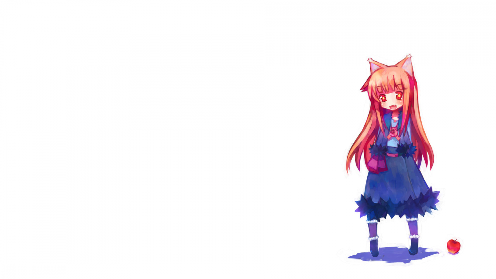 ilustrace, anime, kreslená pohádka, Holo, Koření a vlk, figurka