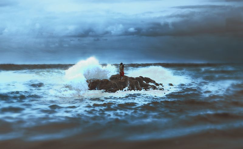 ท้องฟ้า, ทะเล, เนื้อน้ำ, คลื่น, มหาสมุทร, น้ำ