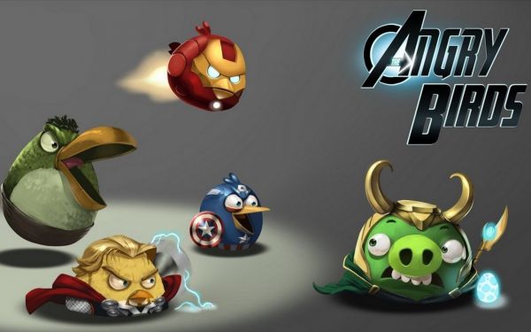 1920x1200 px, america, angry, artwork, avengers, birds