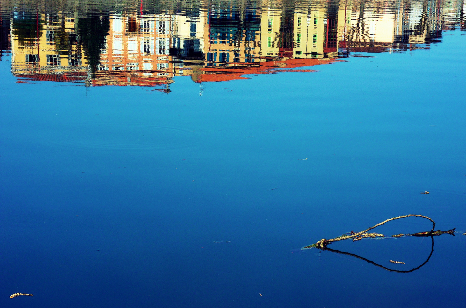 hav, sø, vand, hjerte, afspejling, himmel, berolige, blå, aften, flod, Solrig, romantisk, refleksioner, farverig, huse, vandveje, krop af vand, vandressourcer, nocloud, Cahors