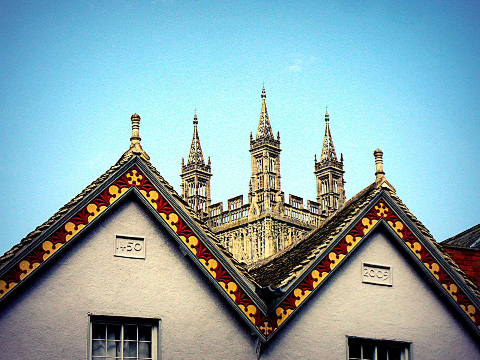 Inghilterra, UK, simmetria, Gloucestershire, Gloucester, Cattedrale, Gloucestercathedral, timpano, architettura