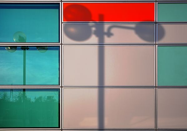 window,reflection,shadow,wall,architecture,red