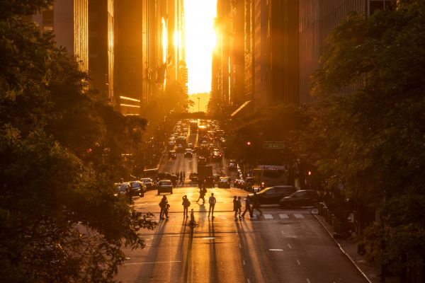 road,New York City,New York state,sunset,Golden Hour,metropolis