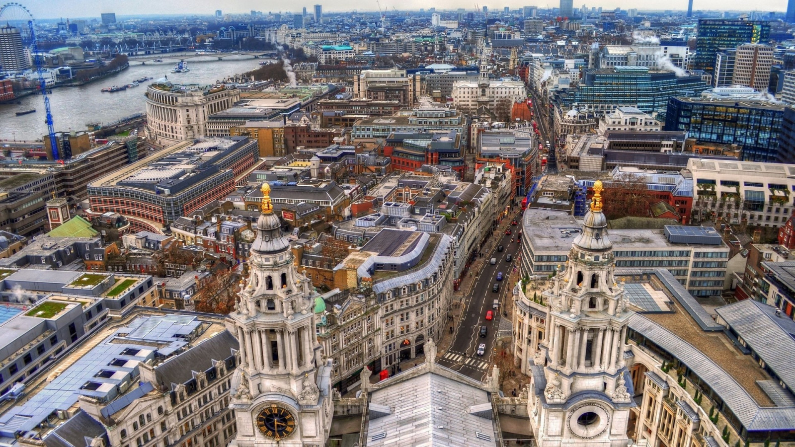 London, Stadt, Stadtbild, Gebäude, Wolkenkratzer, Turm, HDR, Stadt, Panorama, Vogelperspektive, Stadtplatz, Dom, Metropole, Struktur, Innenstadt, Plaza, Wahrzeichen, 1920x1080 px, Stadtgebiet, Metropolregion, menschliche Siedlung, Gegend, Wohngebiet, Luftaufnahmen