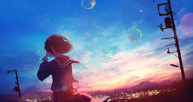 Mifuru,animeflickor