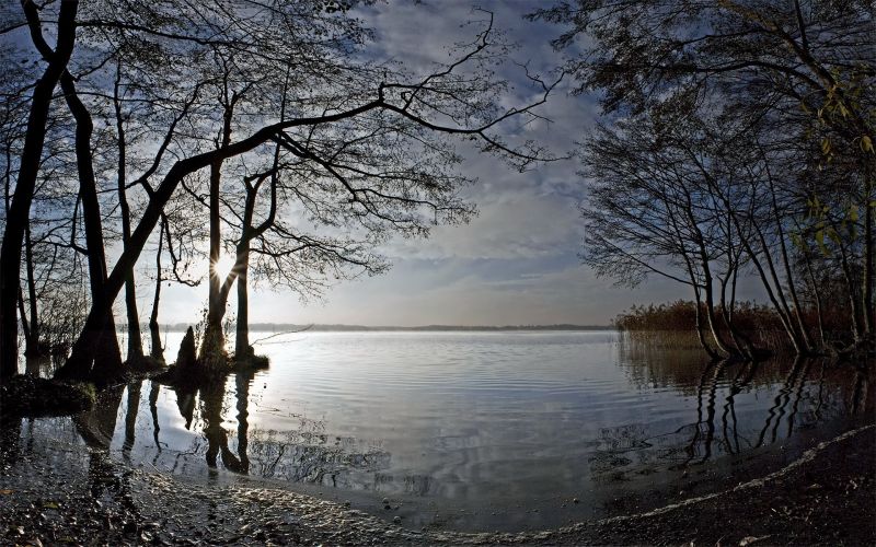 slunečnímu záření, krajina, západ slunce, jezero, voda, Příroda slunečnímu záření, krajina, západ slunce, jezero, voda, Příroda