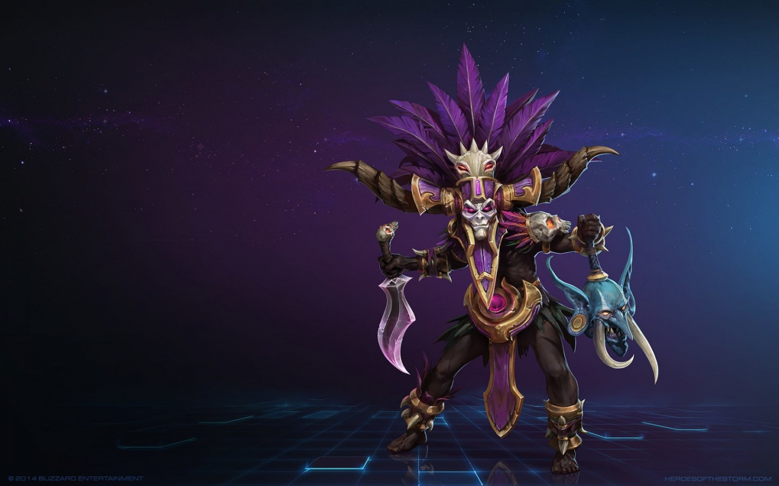 ilustrace, hrdinové bouře, Čaroděj, mytologie, vánice, Snímek obrazovky, počítač tapeta, diablo 3