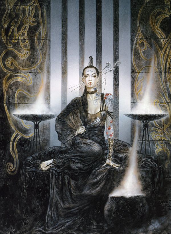 malování,fantasy umění,výkres,ženy,tetování,Luis Royo