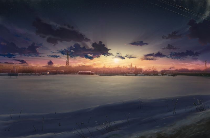 sunlight, sunset, sea, anime, reflection, sky sunlight, sunset, sea, anime, reflection, sky
