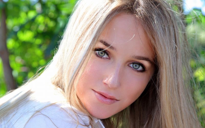 tvář, ženy, model, portrét, blondýnka, dlouhé vlasy tvář, ženy, model, portrét, blondýnka, dlouhé vlasy