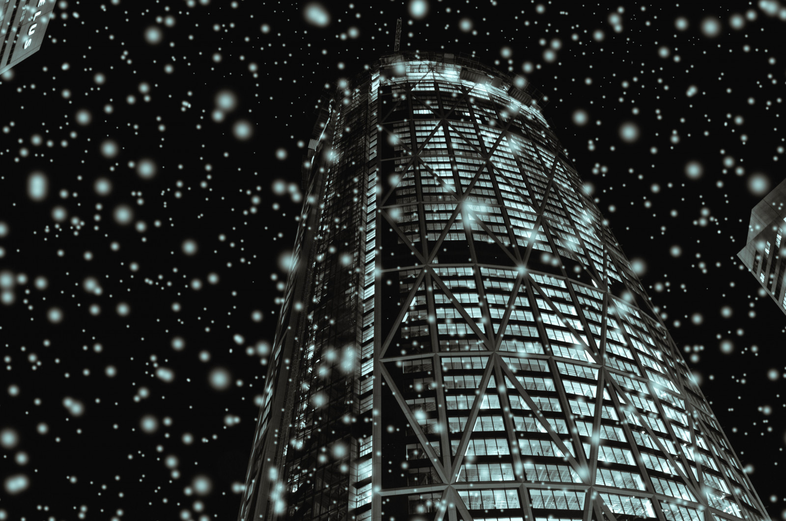 Černá, černobílý, město, panoráma města, noc, architektura, prostor, budova, nebe, mrakodrap, věž, svět, atmosféra, Kanada, Alberta, metropole, půlnoc, Calgary, strom, tma, mezník, torre, Wolkenkratzer, počítač tapeta, Černý a bílý, monochromatické fotografování, Metropolitní oblast, panelový dům, normanfoster, luk