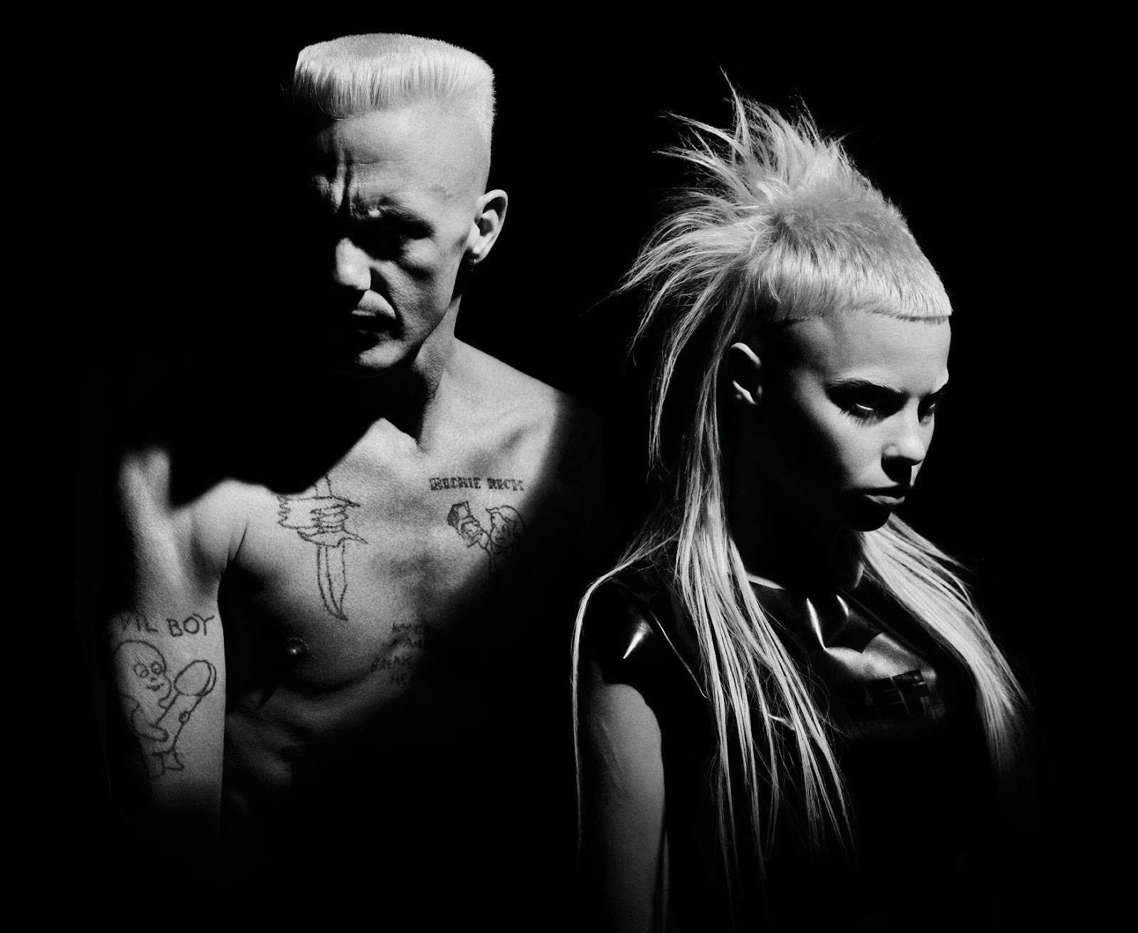 sort, Kvinder, monokrom, model, fotografering, Die Antwoord, Yolandi Visser, skønhed, mørke, muskel, sort og hvid, monokrom fotografering, film noir