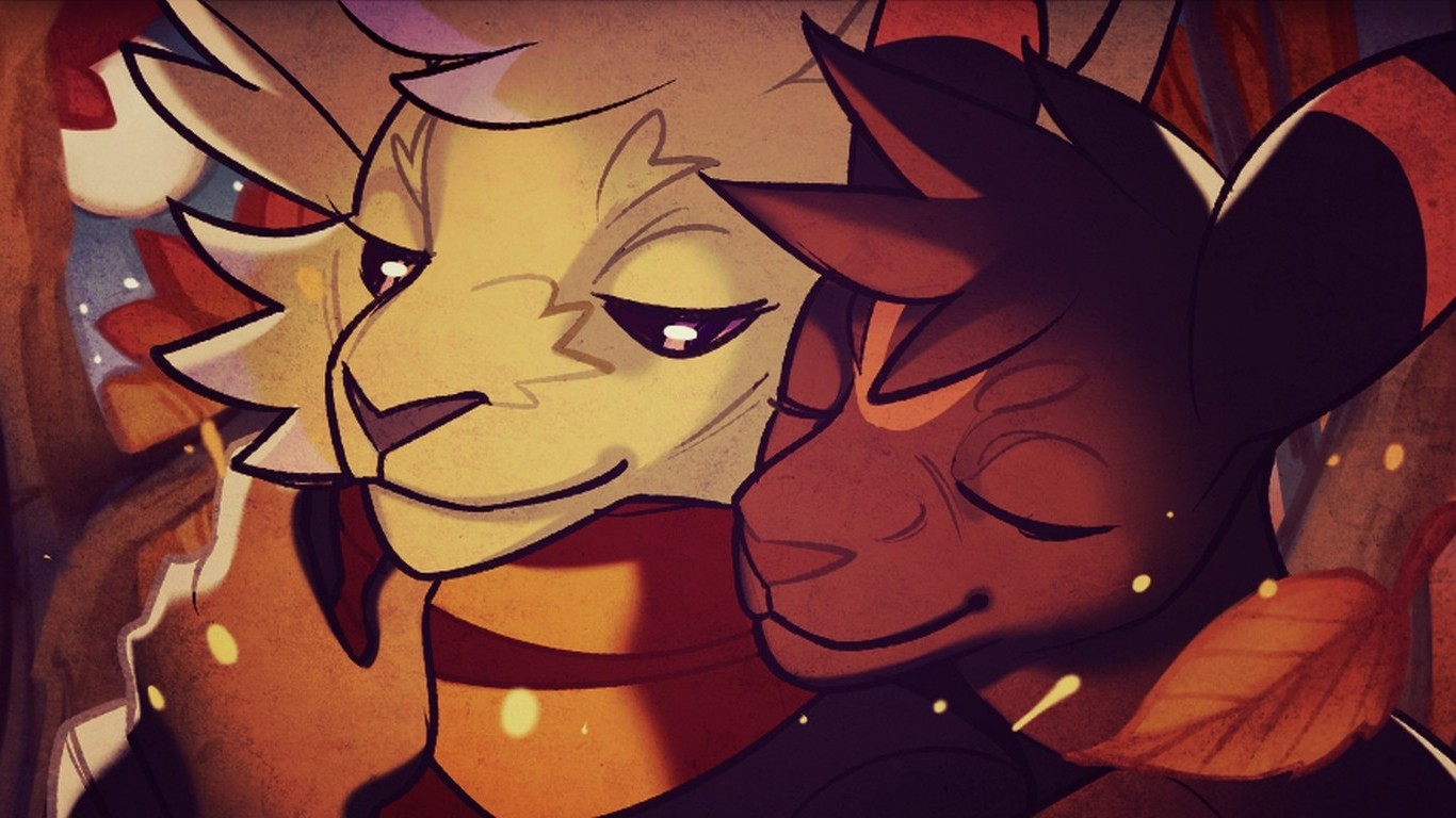 ilustrace, anime, kreslená pohádka, srstnatý, Anthro, komiks, UMĚNÍ, 1366x768 px