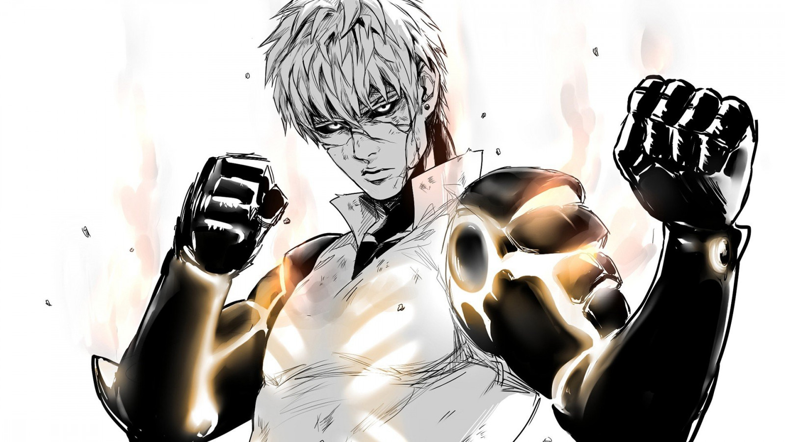 1920x1080 px, anime, Genos, jeden, Punch Man