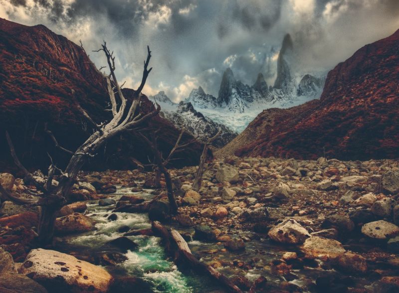 alberi, paesaggio, montagne, roccia, natura, nuvole alberi, paesaggio, montagne, roccia, natura, nuvole