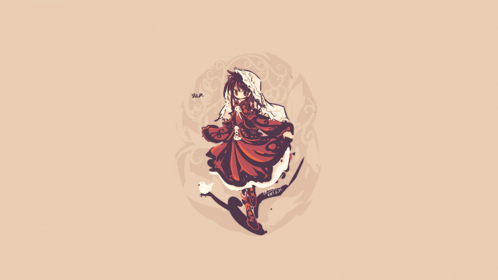 disegno, illustrazione, arte digitale, vestito rosso, personaggi originali, capo, mano, schizzo, corpo umano, organo