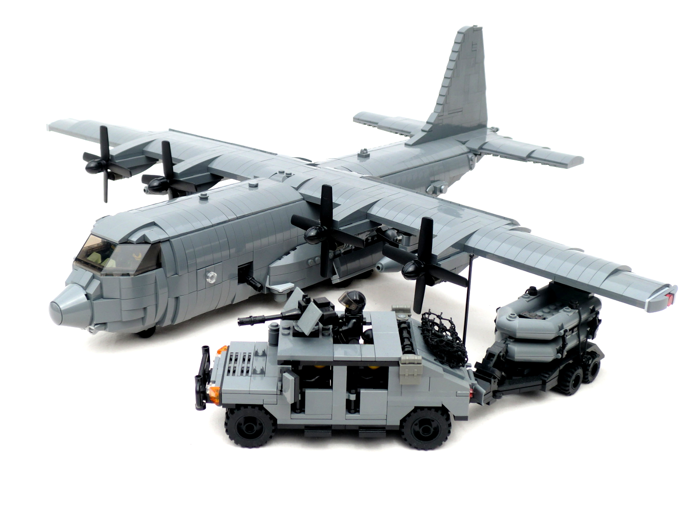 LEGO, válečný, strašidelný, přízrak, AC130