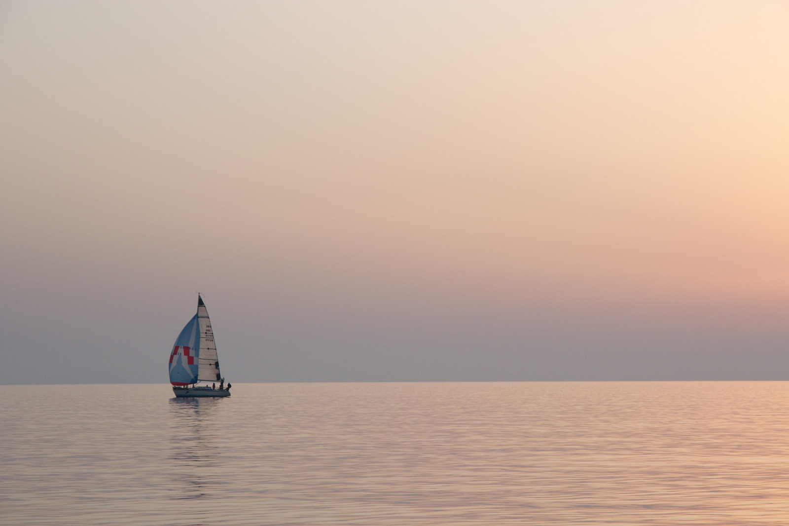 Wallpaper sunset, sea, Mediterranean, sailing, yacht, Greece, sail