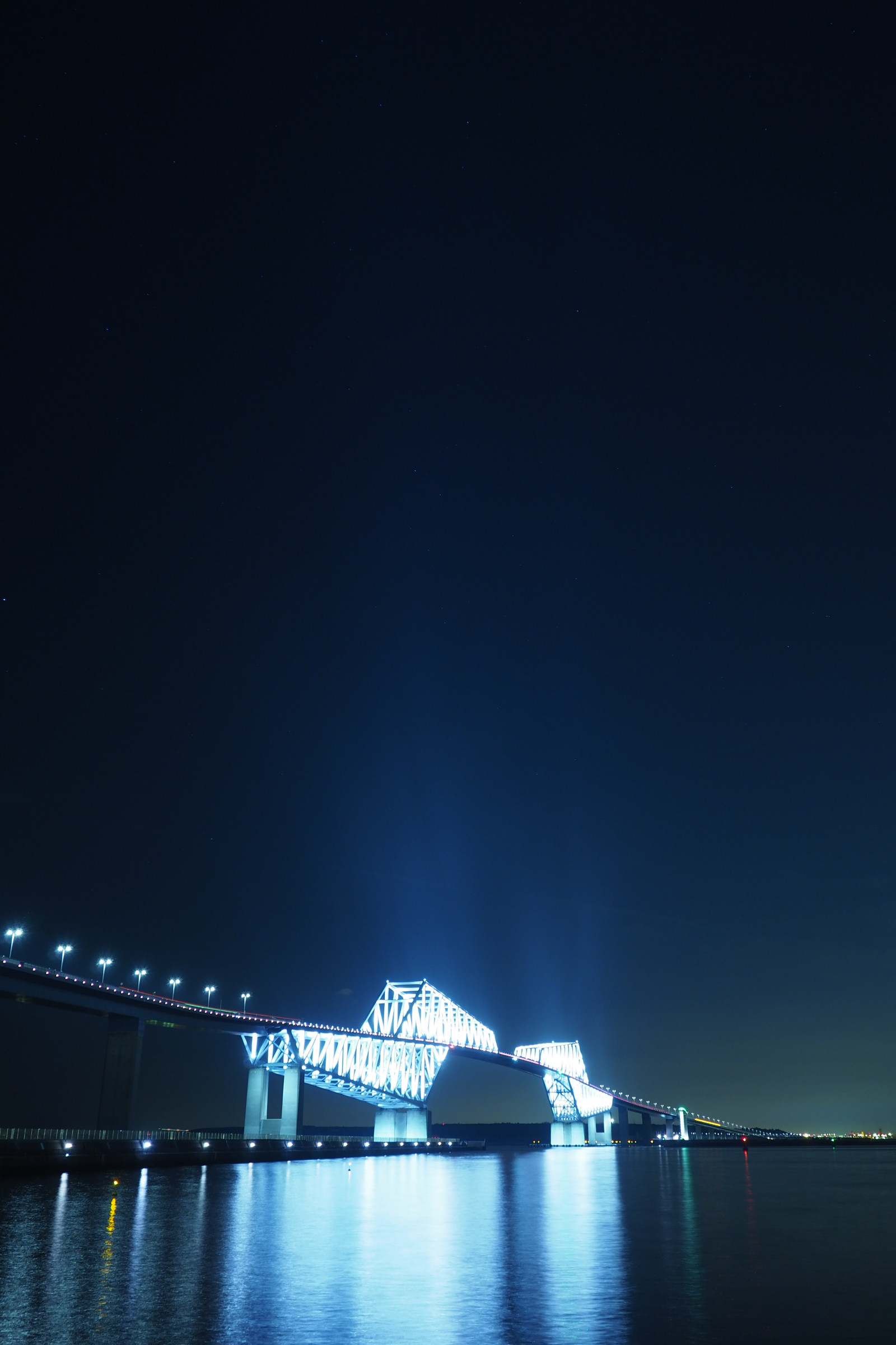 Japonsko, noc, odraz, most, měsíční svit, horizont, soumrak, Tokio, Olympus, jp, světlo, longexposure, osvětlené, osvětlení, osvětlení, tma, tokyogatebridge, mzuiko, OMD, EM5, omdem5, mzuikodigital1250mmf3563, mzuiko1250, em5mark2, omdem5mark2