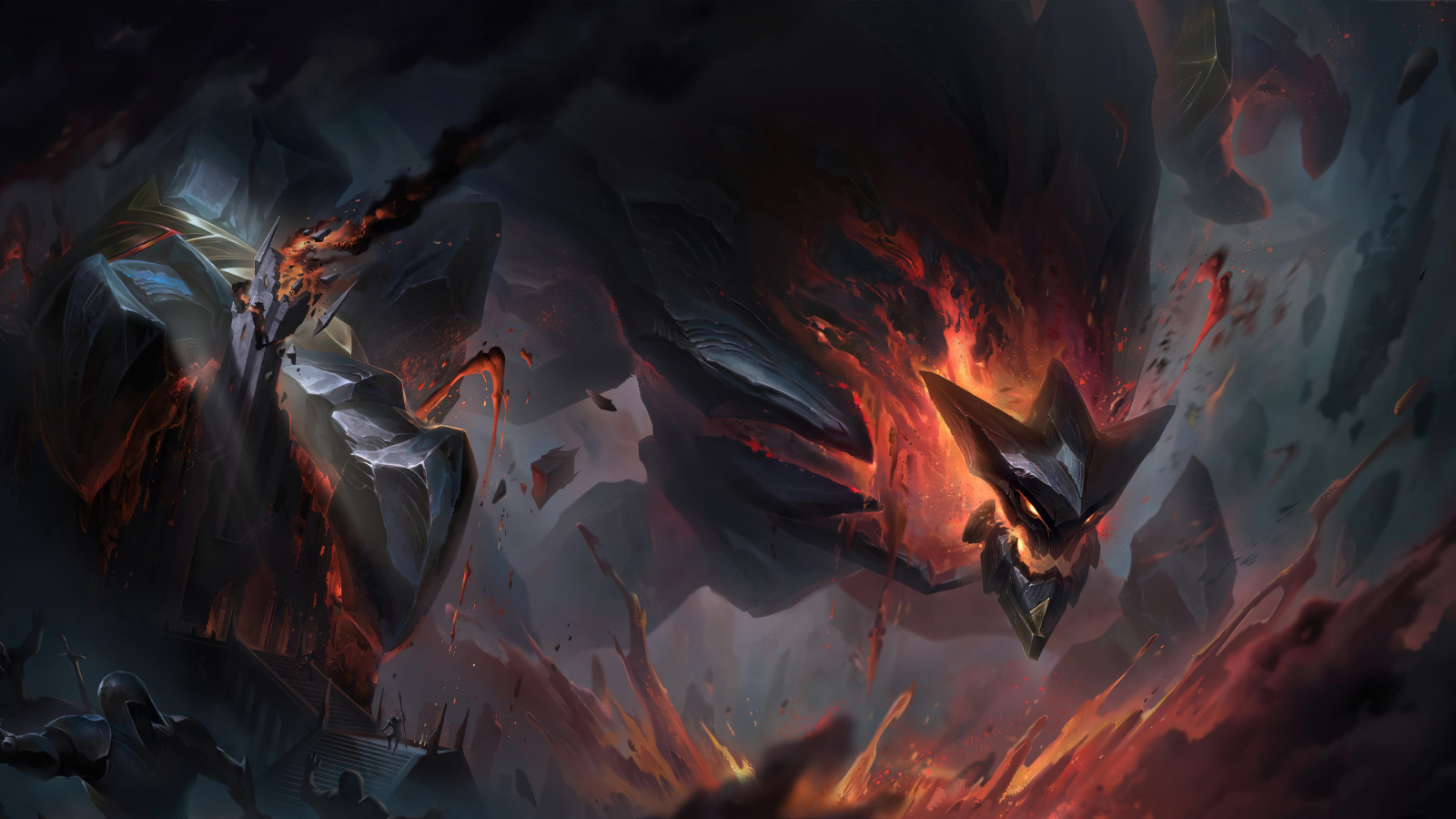 Wallpaper : Malphite League of Legends, Obsidian, Liga legenda, riot