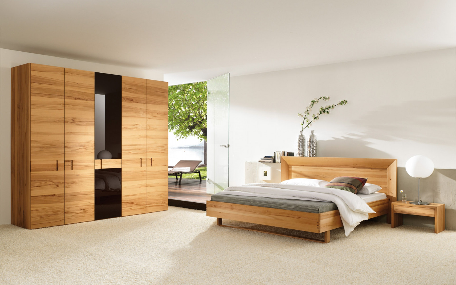 Wallpaper bedroom, wardrobe, style, wooden 1920x1200 CoolWallpapers 1078190 HD