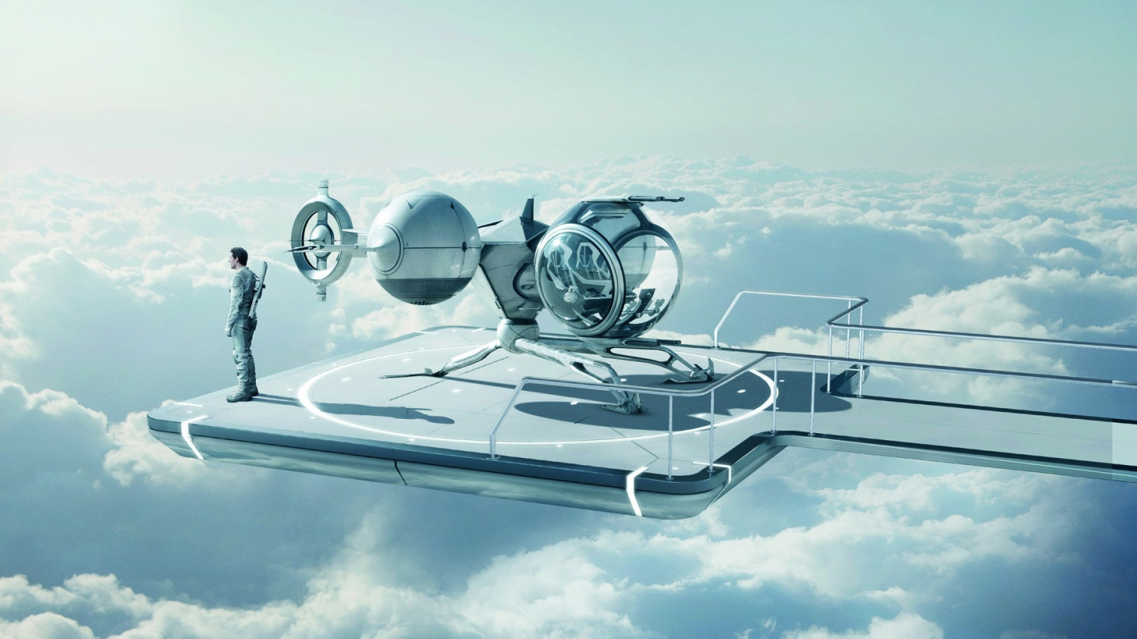 muži, loď, nebe, stín, futuristický, vozidlo, mraky, letoun, letadlo, herec, filmy, sama, kosmická loď, vrtulníky, jachta, Tom Cruise, Oblivion filmu, letectví, křídlo, Snímek obrazovky, 1920x1080 px, Atmosféra Země, letecký motor, luxusní jachtu