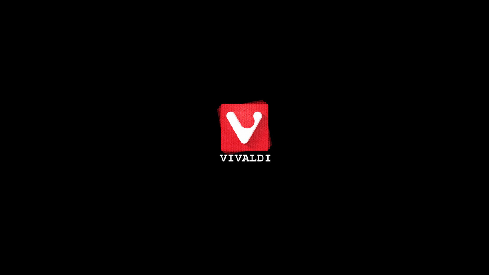 vivaldi, Browser, black background