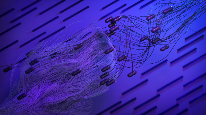 flydende partikler,neon,violet,blå,hår,afspejling