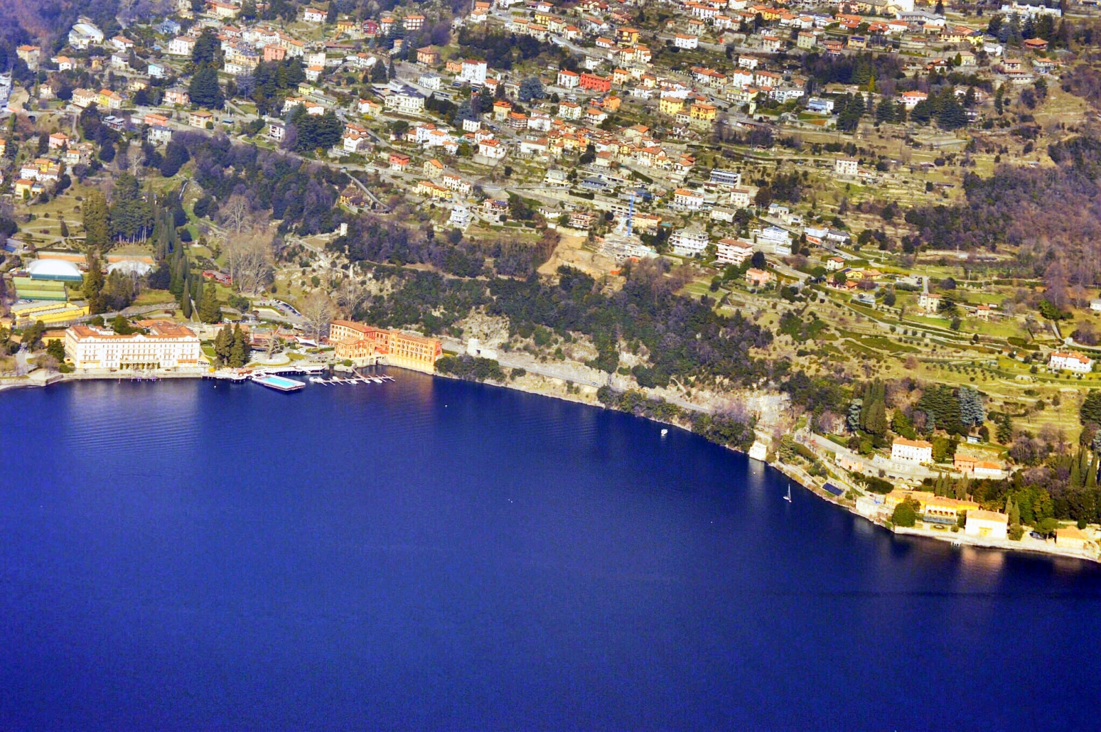 panoráma, lago, Italia, veduta, Cernobbio, lagodicomo, lefotodiannae
