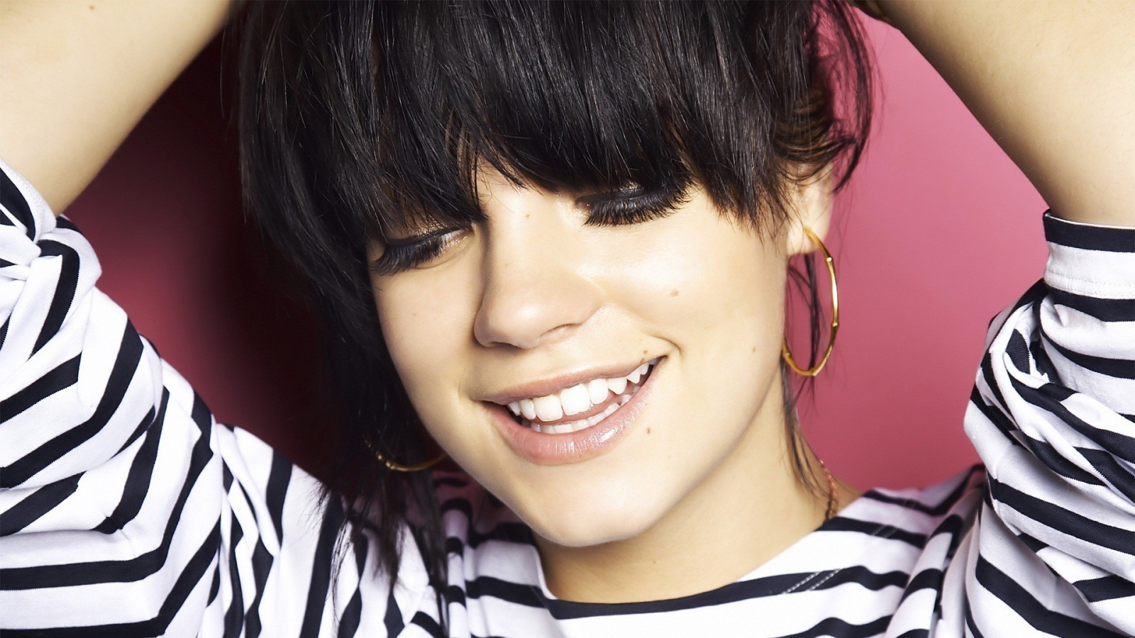 Wallpaper model, singer, black hair, musician, emotion, Person, Lily Allen, girl, beauty