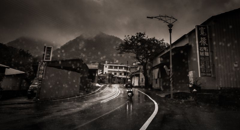 monochrome, street, cityscape, night, snow, black monochrome, street, cityscape, night, snow, black