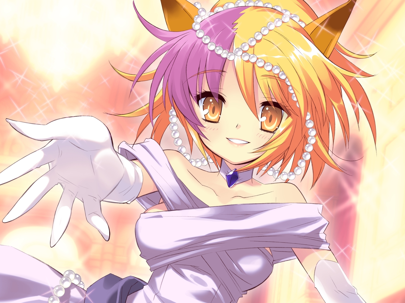Anime, Obra de arte, Alegría, orejas, niña, Mangaka, Desfile de alicia