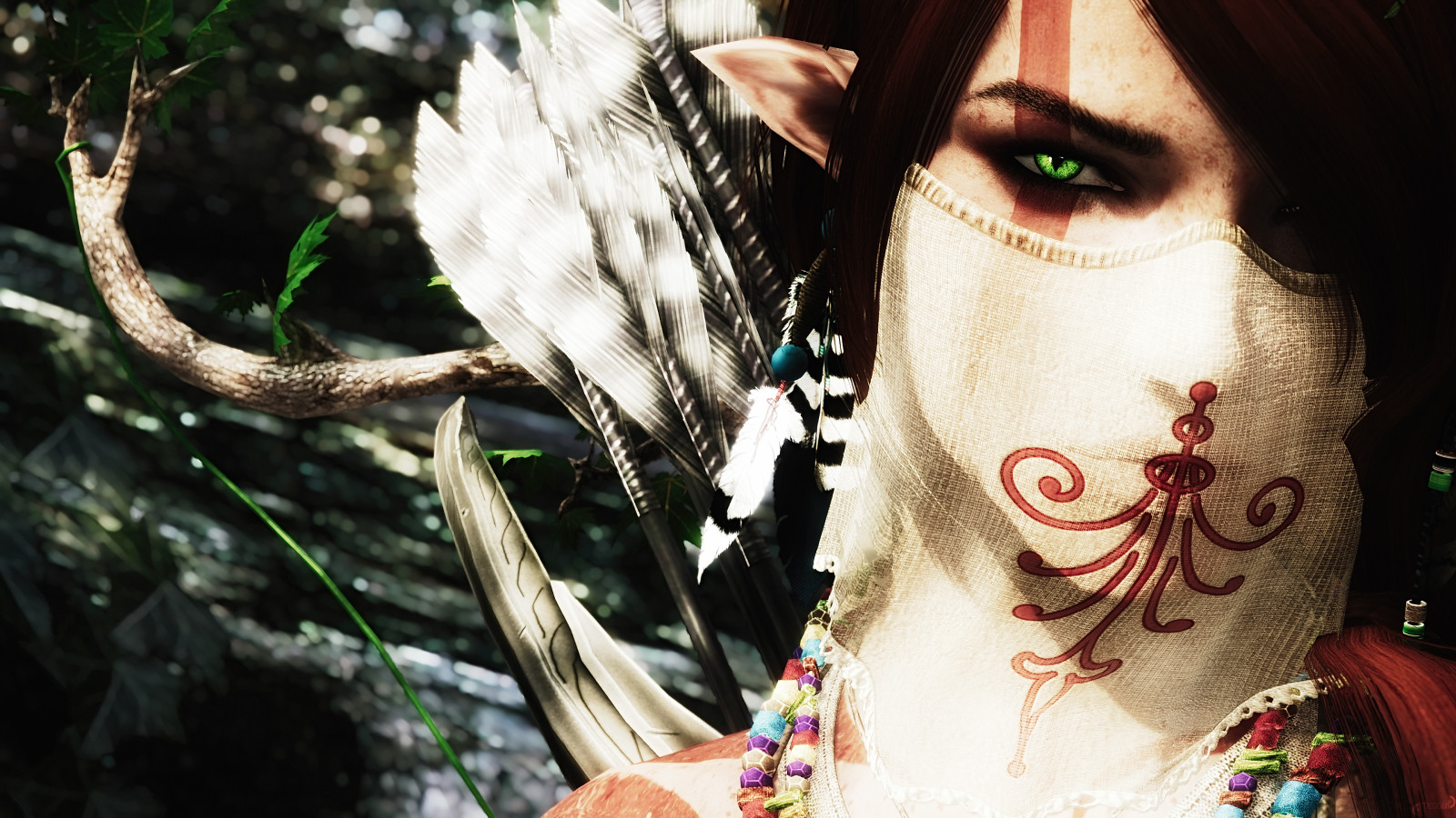 černé vlasy, ENB, strom, květ, rostlina, dívka, usměj se, oko, tradice, videohry, Skyrim, orgán, screenshoty, modding, pcgaming, hledík, tetrodoxin, staré svitky, mods, snapdragonenb, elderscrollsv