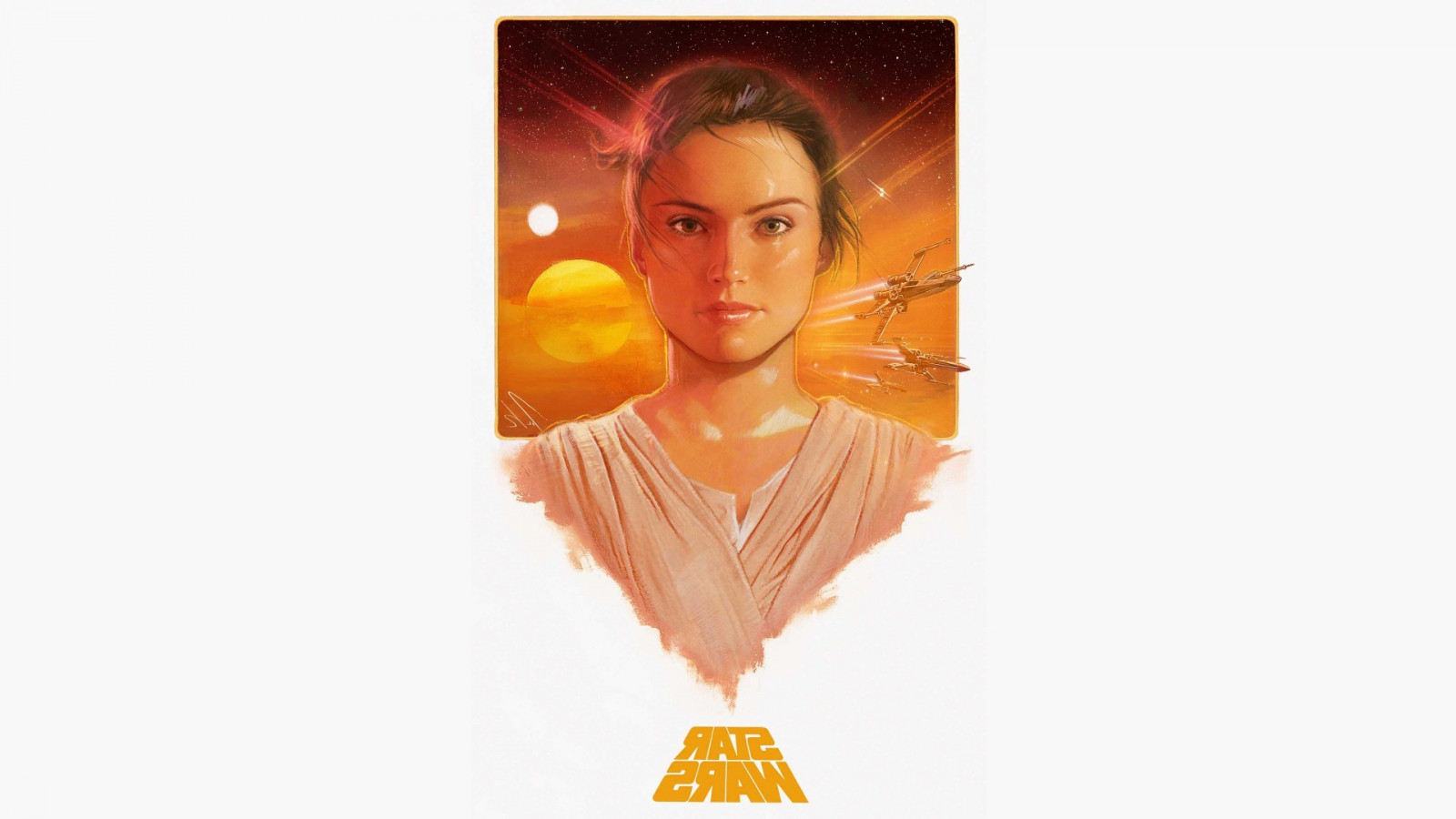 tvář, ilustrace, Hvězdné války, oranžový, Jedi, nos, kůže, hlava, Rey, oko, ruka, prst, reklamní, smysl, 1920x1080 px, Lidské tělo, orgán