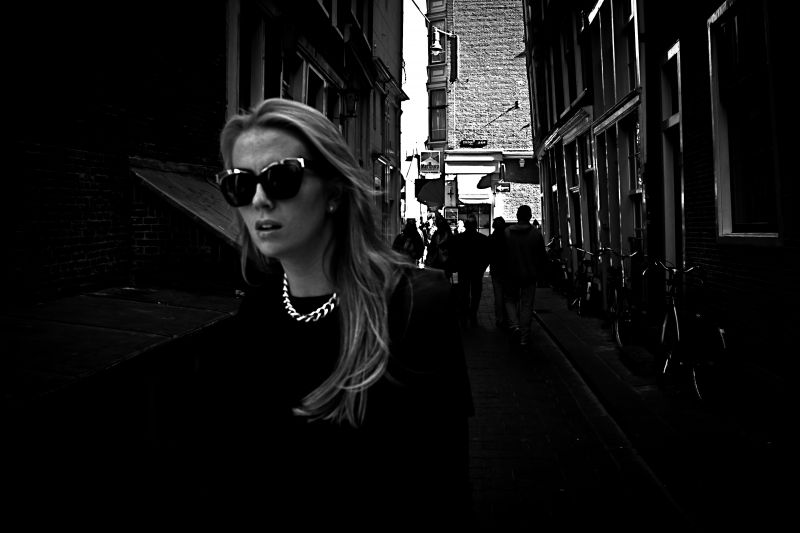 bílý, Černá, fotografie, Černý a bílý, tma, brýle