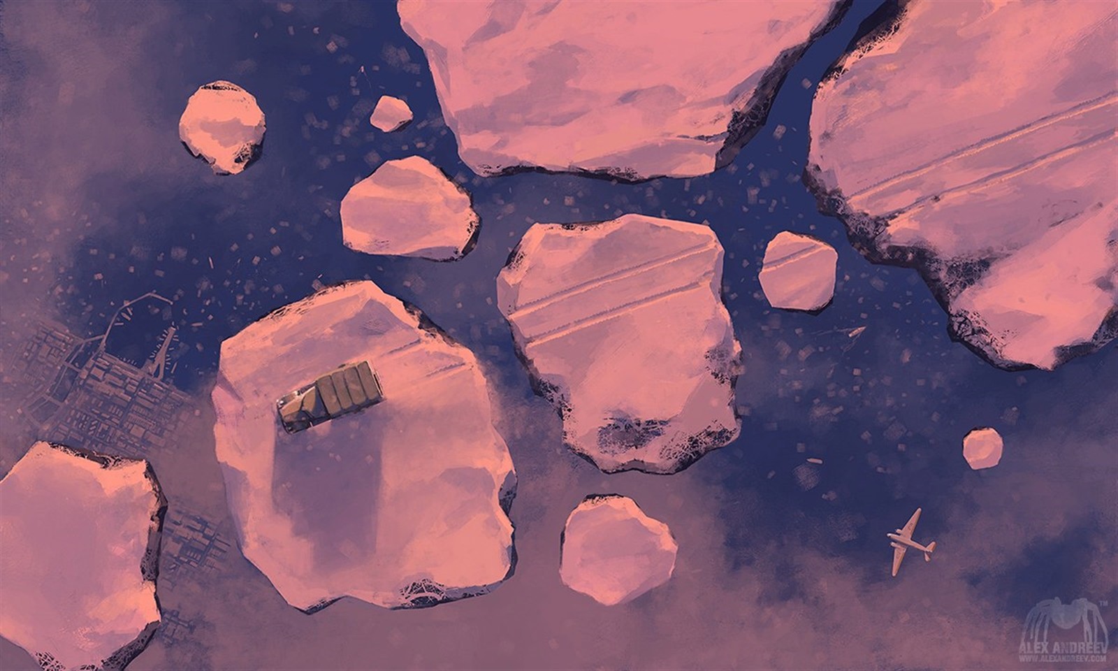 Betrachtung, Himmel, Kunstwerk, surreal, Konzeptkunst, Textur, Atmosphäre, Alexey Andreev, Wolke, gestalten, Bildschirmfoto, Computer-Tapete, Atmosphäre der Erde