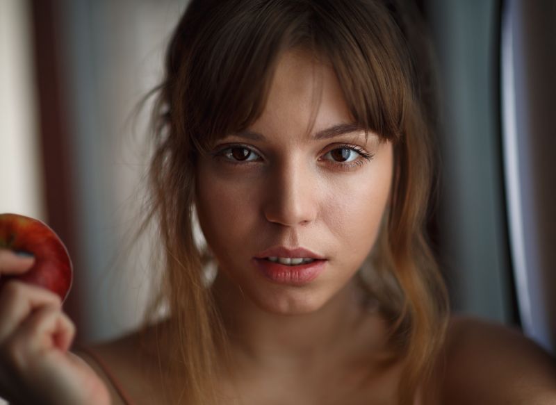 face, women, model, portrait, long hair, depth of field face, women, model, portrait, long hair, depth of field