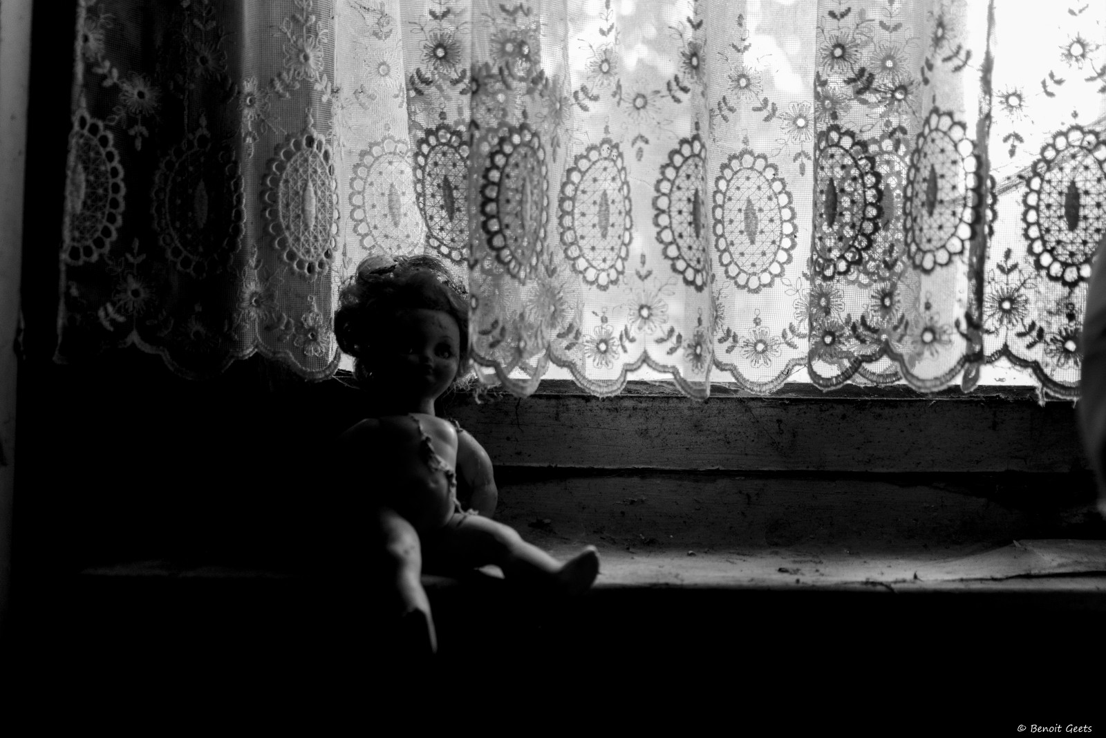 Urbex, D610, Tamron, 2470, Abandonne, verlassen, Aufgegeben, Abandonnee, Noiretblanc, Nb, Nikon, Bn, Bw, Poupee, Spielzeug, Puppen, Puppe