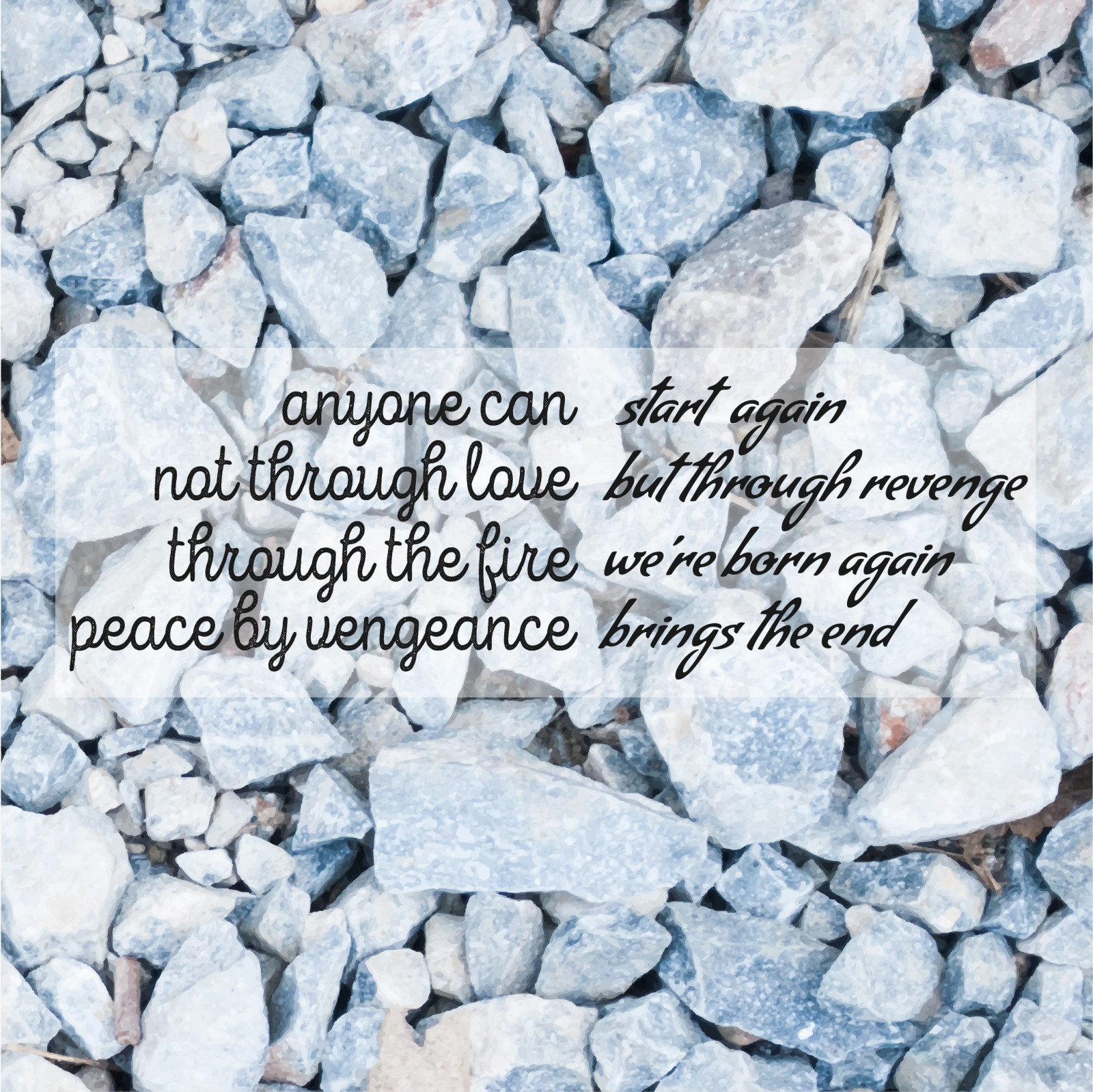 Wallpaper quote, rock, wall, typography, gravel, songs, material