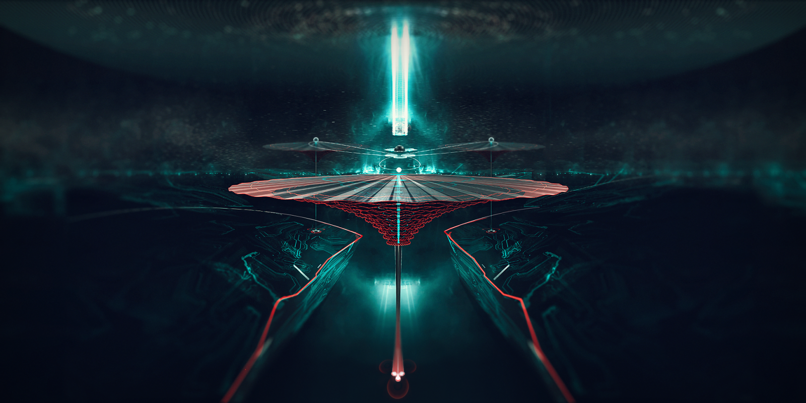 digitální umění, noc, prostor, odraz, CGI, modrý, portál hra, laser, elektřina, světlo, osvětlení, tma, Snímek obrazovky, počítač tapeta, Atmosféra Země, zvláštní efekty, vesmír