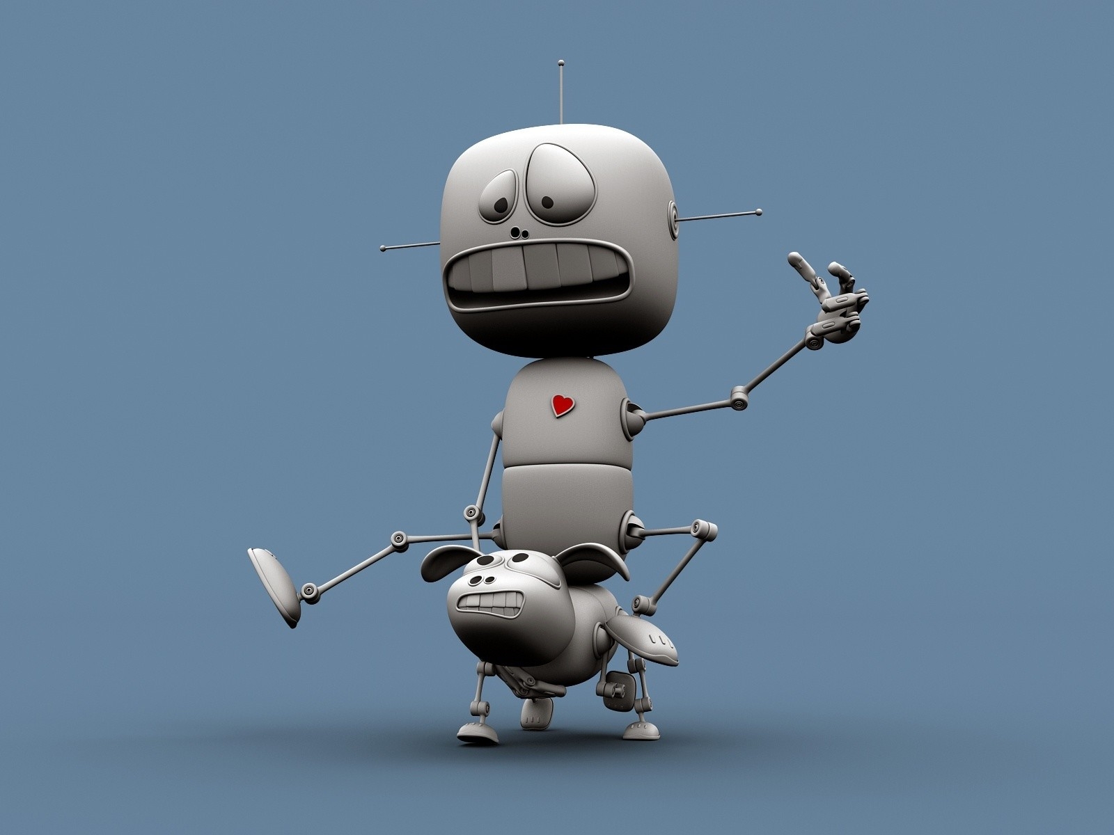 muž, Pes, Řidič, jízda na koni, roboty