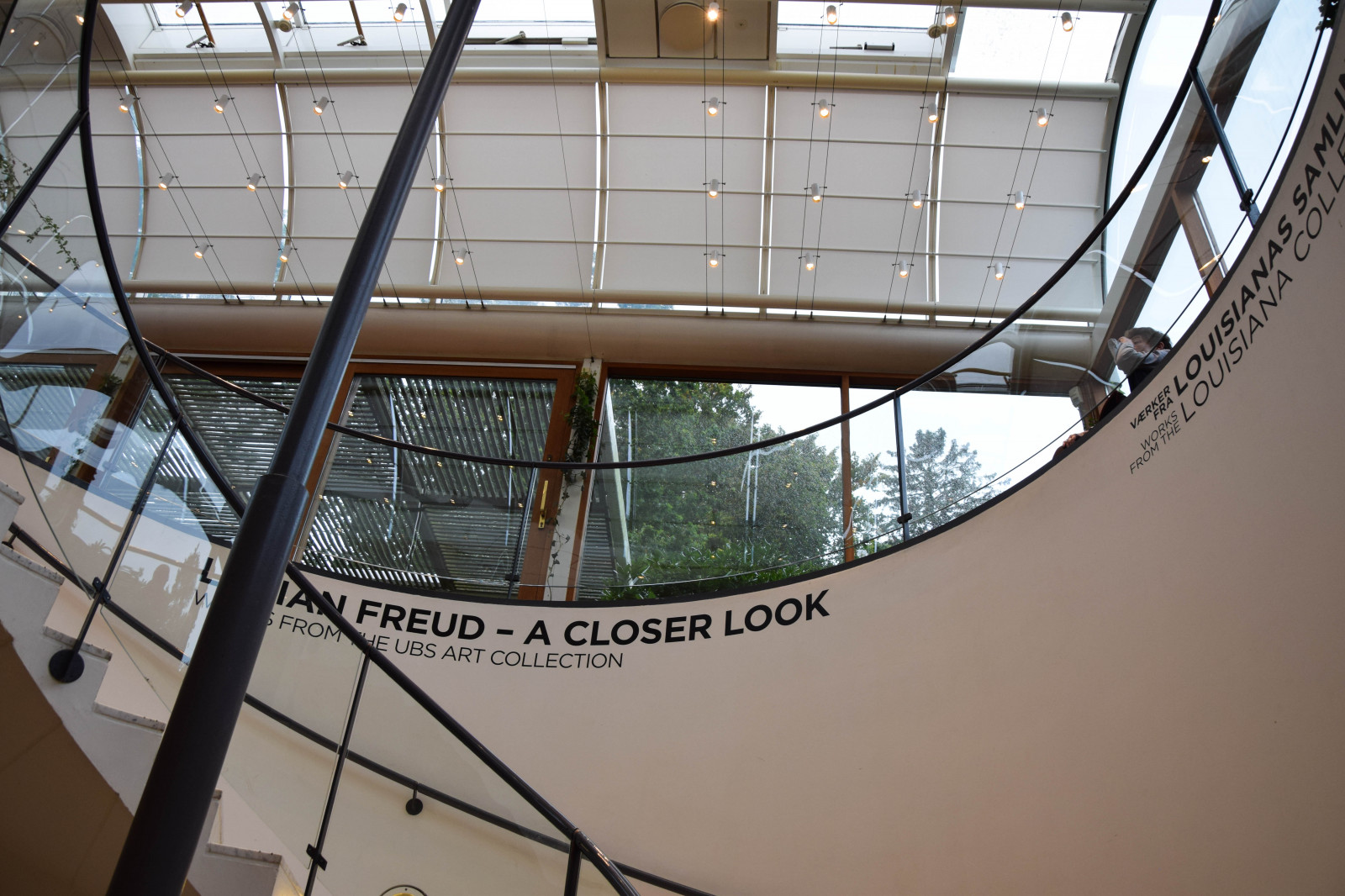 okno, architektura, balkón, schody, muzeum, zábradlí, UMĚNÍ, konst, tvar, design, louisianamuseumofmodernart, Kusama, yayoikusama, fasáda, denní osvětlení