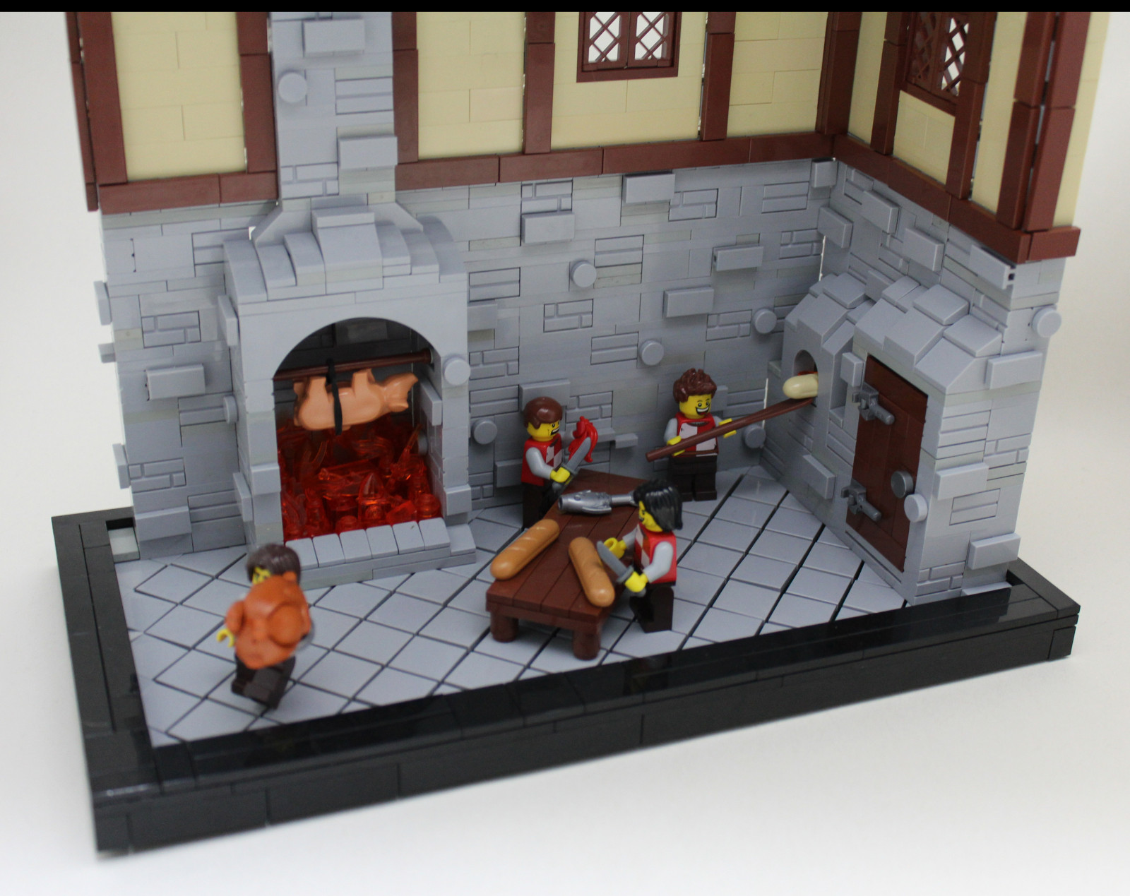 letní, komín, Ryba, Kuře, kuchyně, krocan, chléb, oheň, prase, střih, nůž, klání, Summerjoust