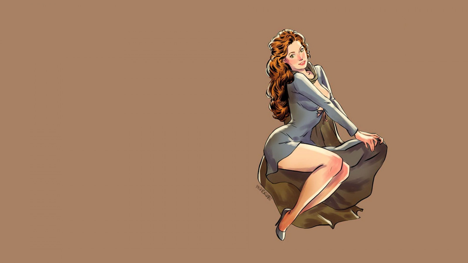 ภาพประกอบ, อะนิเมะ, การ์ตูน, เกมบัลลังก์, Ros, คน, แบบ pinup, ภาพหน้าจอ, 1920x1080 px