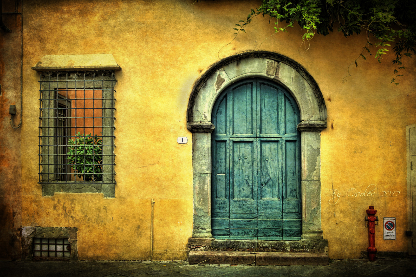 dveře, Itálie, Dům, okno, Photoshop, Ventana, Reja, casa, puerta, Europa, Evropa, Italia, Lucca, ps, Toskánsko, porta, porte, toscana, fachada, italie, texturou, CS4, colorphotoaward, osolev, magicunicornverybest, magicunicornmasterpiece