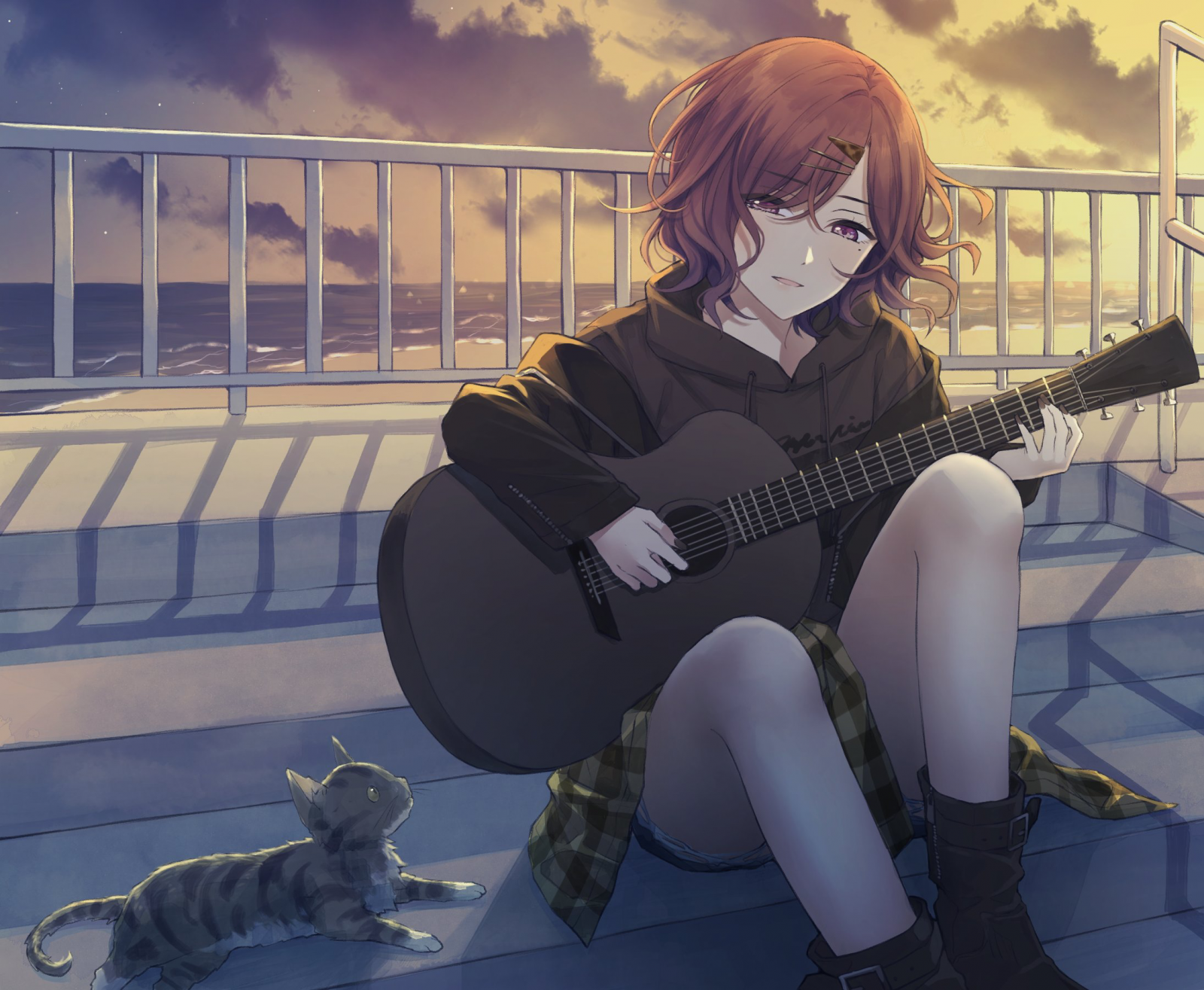 デスクトップ壁紙 : ヘア, 髪型, 雲, 脊椎動物, guitar accessory, ミュージシャン, 哺乳類, 空, 漫画, ライン ...