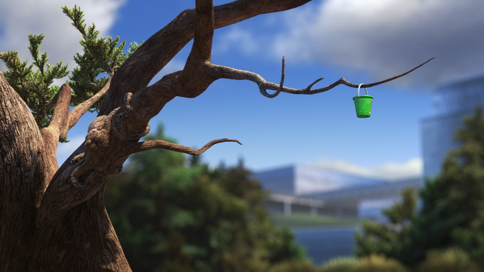 Wallpaper nature, sky, branch, green, wind, jungle, animated movies