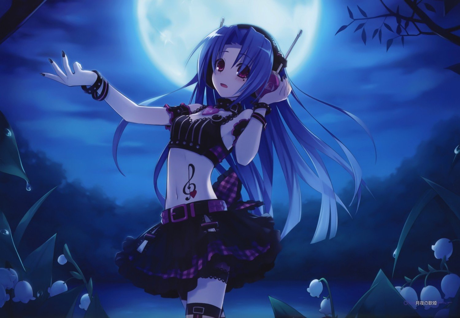 1500x1039 px, 5pb, 动漫女孩, Choujigen Game Neptune, 耳机